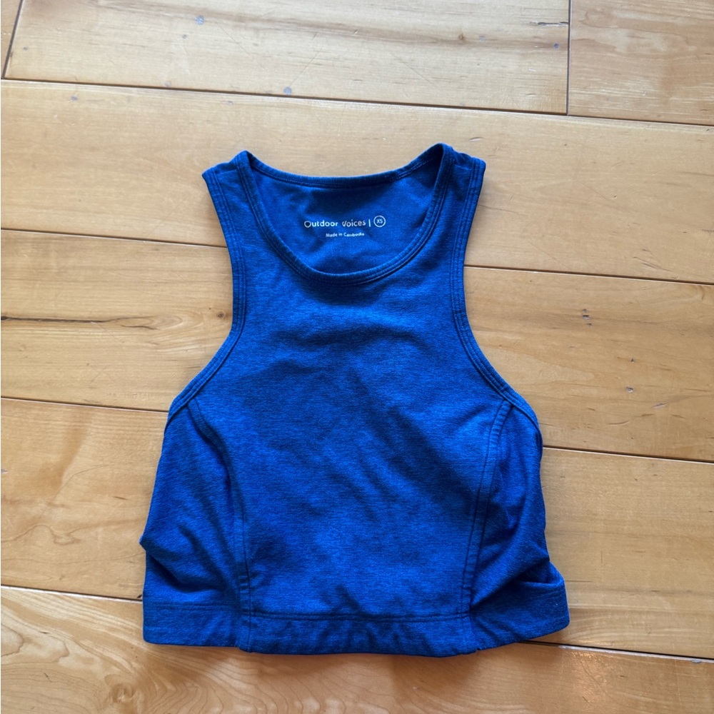 Outdoor Voices Royal Blue Tank Top